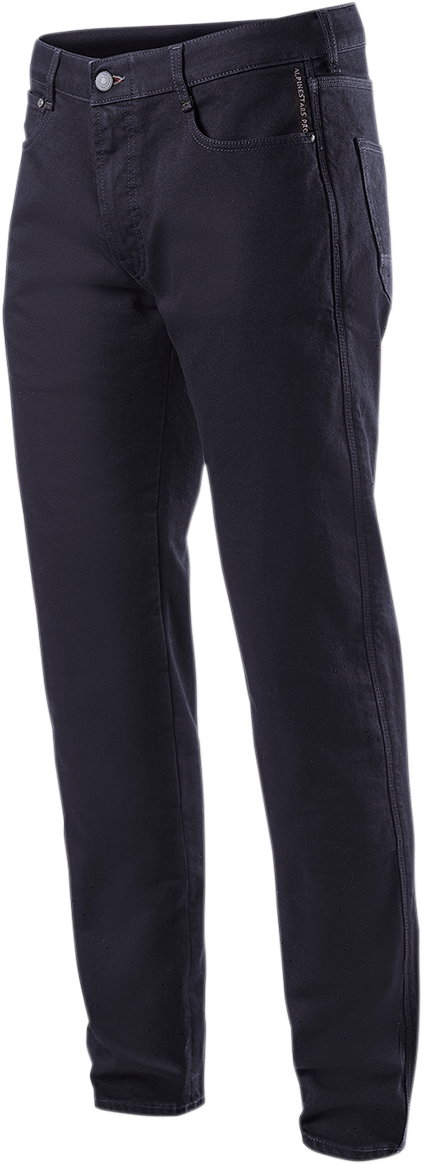 Bill's Exhausts Alpinstars Copper v2 denim short pants in rinse wash, US 32 / EU 48, featuring a stylish cut and rugged denim fabric.