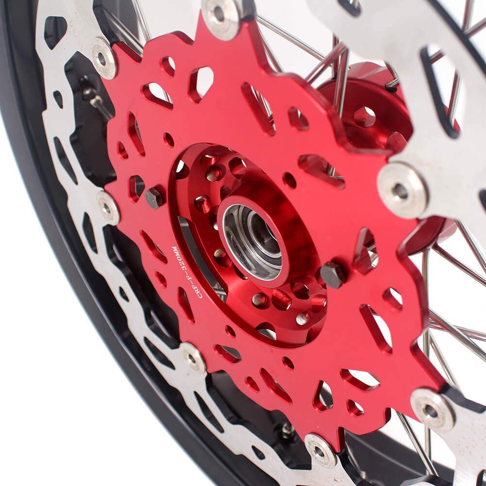 KKE 3.5 & 4.25 Cush Drive Supermoto Wheels for Honda XR400R XR600R - Howling Moto