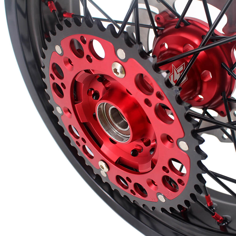 KKE 17 Inch Supermoto Wheels Fit for Honda CRF450L 2019-2021 CRF250R CRF450R 2024 - Howling Moto