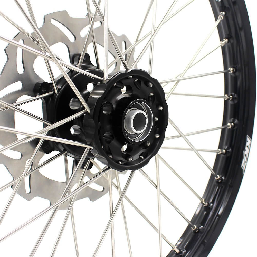 KKE 21 & 19 MX Spoked Wheels Fit SUZUKI RM125 1996-2007 RM250 1996-2008 - Howling Moto