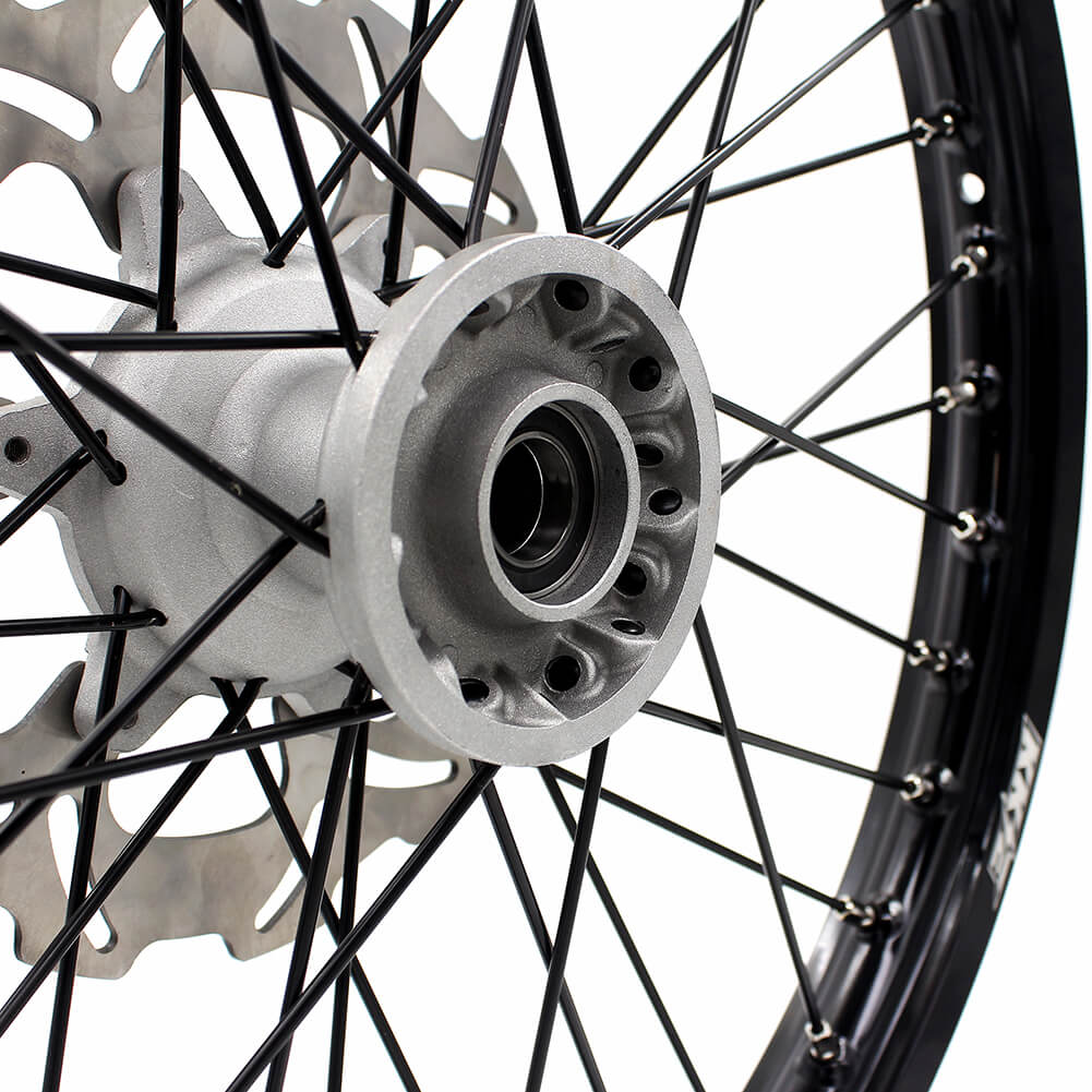 KKE 21 & 19 Casting MX Wheels for YAMAHA YZ250F 2001-2021 YZ450F 2003 Silver - Howling Moto