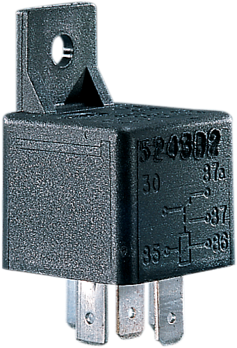 DRAG SPECIALTIES Harley Davidson starter relay switch for motorcycle ignition system, black plastic component with wiring.