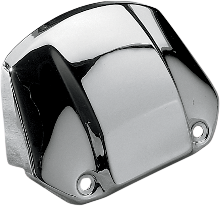 DRAG SPECIALTIES headlight visor without cut-away for 1975-1991 Harley XL FX motorcycle, clear protective cover.