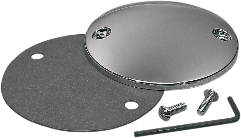 Chrome points cover for Model 30-0152K-BC223 by DRAG SPECIALTIES, featuring a shiny chrome finish and detailed design.