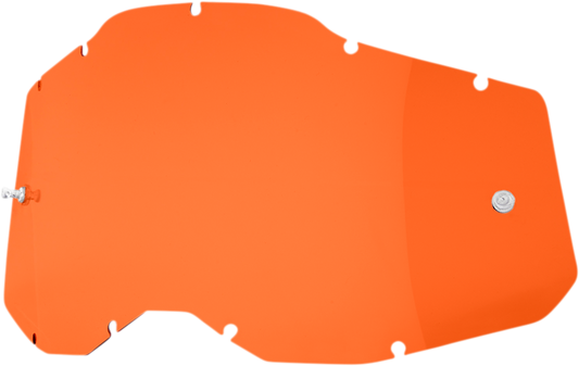 100% Accuri 2/Racecraft 2/Strata 2 Lens - Orange 59077-00007 - Howling Moto