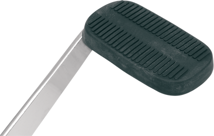 DRAG SPECIALTIES brake pedal rubber for Harley FL motorcycles, part 35-0136R-SC2, featuring textured surface for grip.
