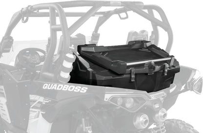 QuadBoss Expedition Series cargo box for Can-Am Commander 1000, durable storage solution for 2011-2014 off-road vehicles