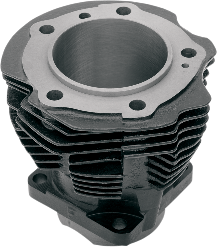 Front cylinder for 1948-1965 Harley Panhead by DRAG SPECIALTIES, 74-inch engine with detailed fin design.