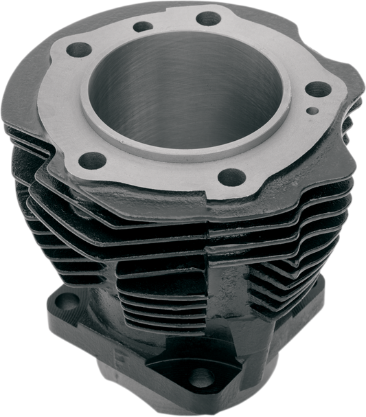 Front cylinder for 1948-1965 Harley Panhead by DRAG SPECIALTIES, 74-inch engine with detailed fin design.