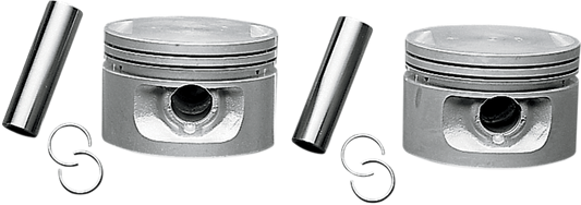 DRAG SPECIALTIES XL piston with part number 750767-BX-LB1, showing a close-up of the high-performance motorcycle piston.