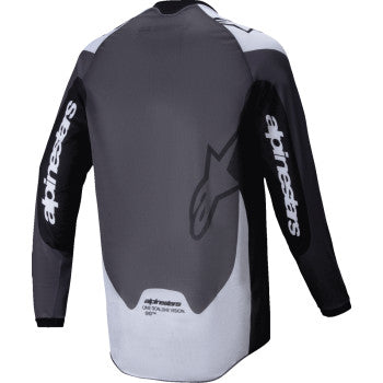Alpinestars Pro-Dura Jersey in black, midnight, and white, XL size, featuring breathable fabric and sporty design.