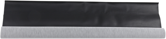 Universal seat cover by SADDLEMEN for seats, measuring 54x36 inches, compatible with various motorcycle seats, branded Bill's Exhausts.