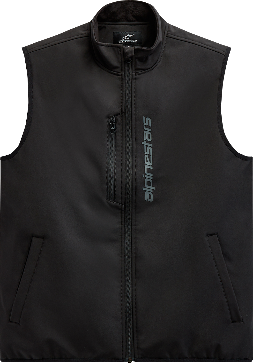 Black Alpinestars Primary vest protective gear in XL size, featuring ergonomic design and durable construction for safety and comfort.