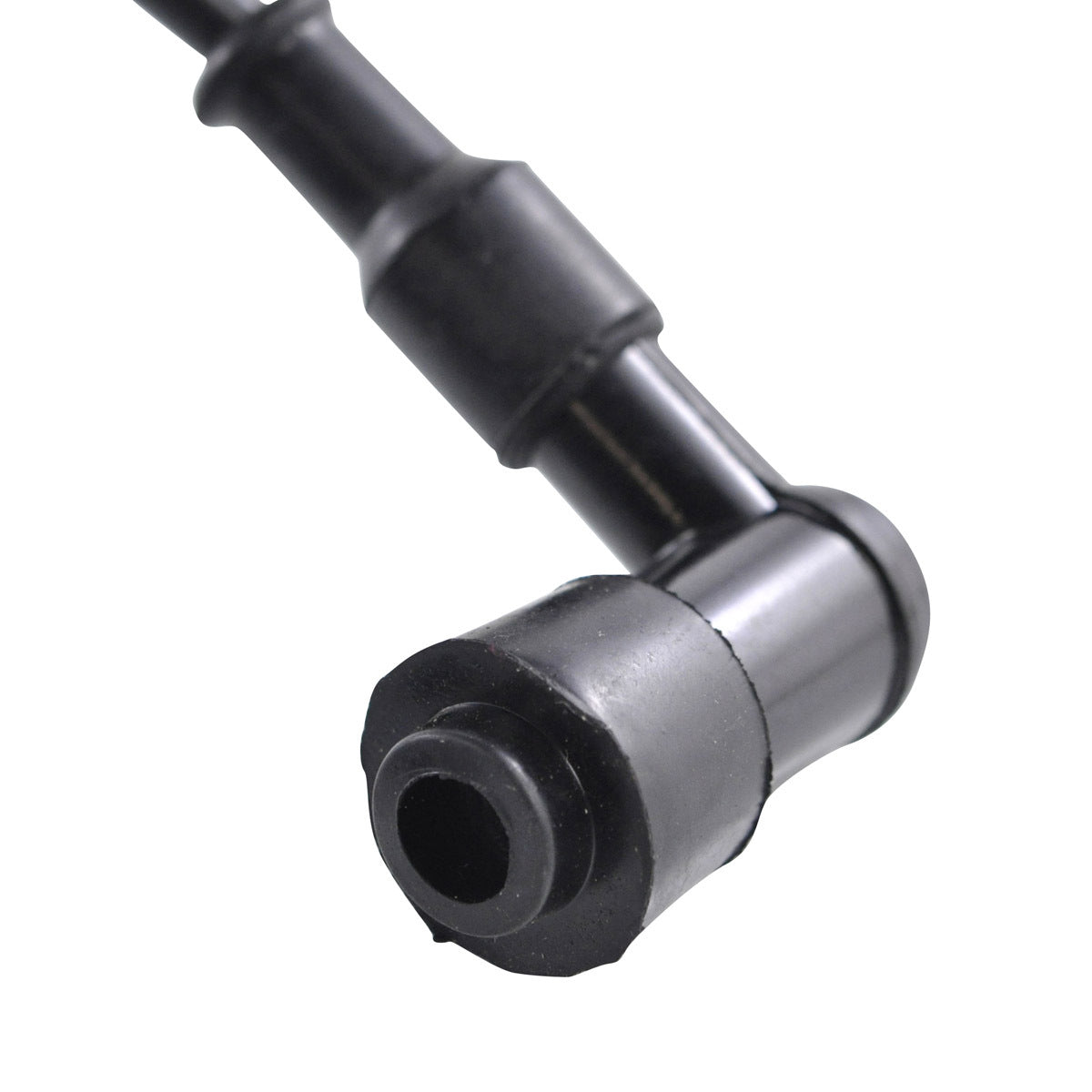 RM STATOR external ignition coil with spark plug cap for motorcycle, part RM06001, shown with wiring and coil components