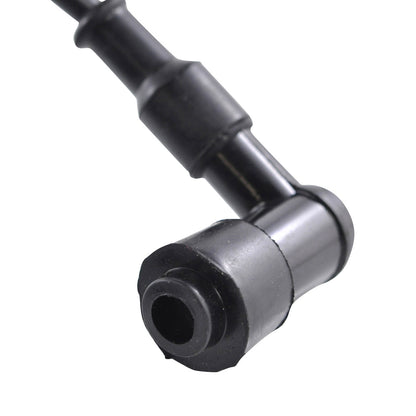 RM STATOR external ignition coil with spark plug cap for motorcycle, part RM06001, shown with wiring and coil components
