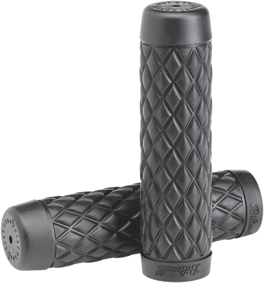 Gray BILT WELL Torker motorcycle grips with 7/8-inch size, designed for comfort and style on bikes.