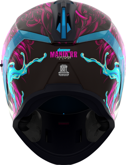 Pink ICON Airform™ helmet for men with MIPS® safety technology, medium size, featuring a sleek helmet design.