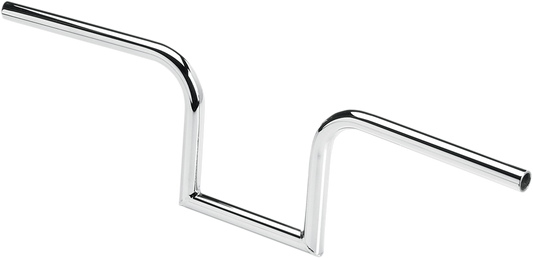 Chrome BILTWELL Frisco II 7/8" Handlebar, motorcycle handlebar with sleek, polished finish for custom bikes.