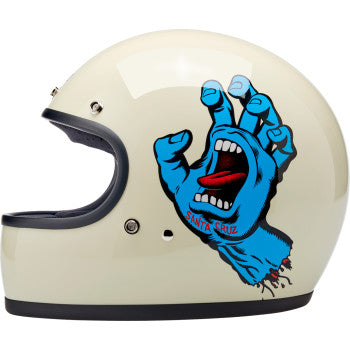 BILTWELL Gringo Helmet Santa Cruz in medium size, featuring a sleek design with bold graphics and matte finish.