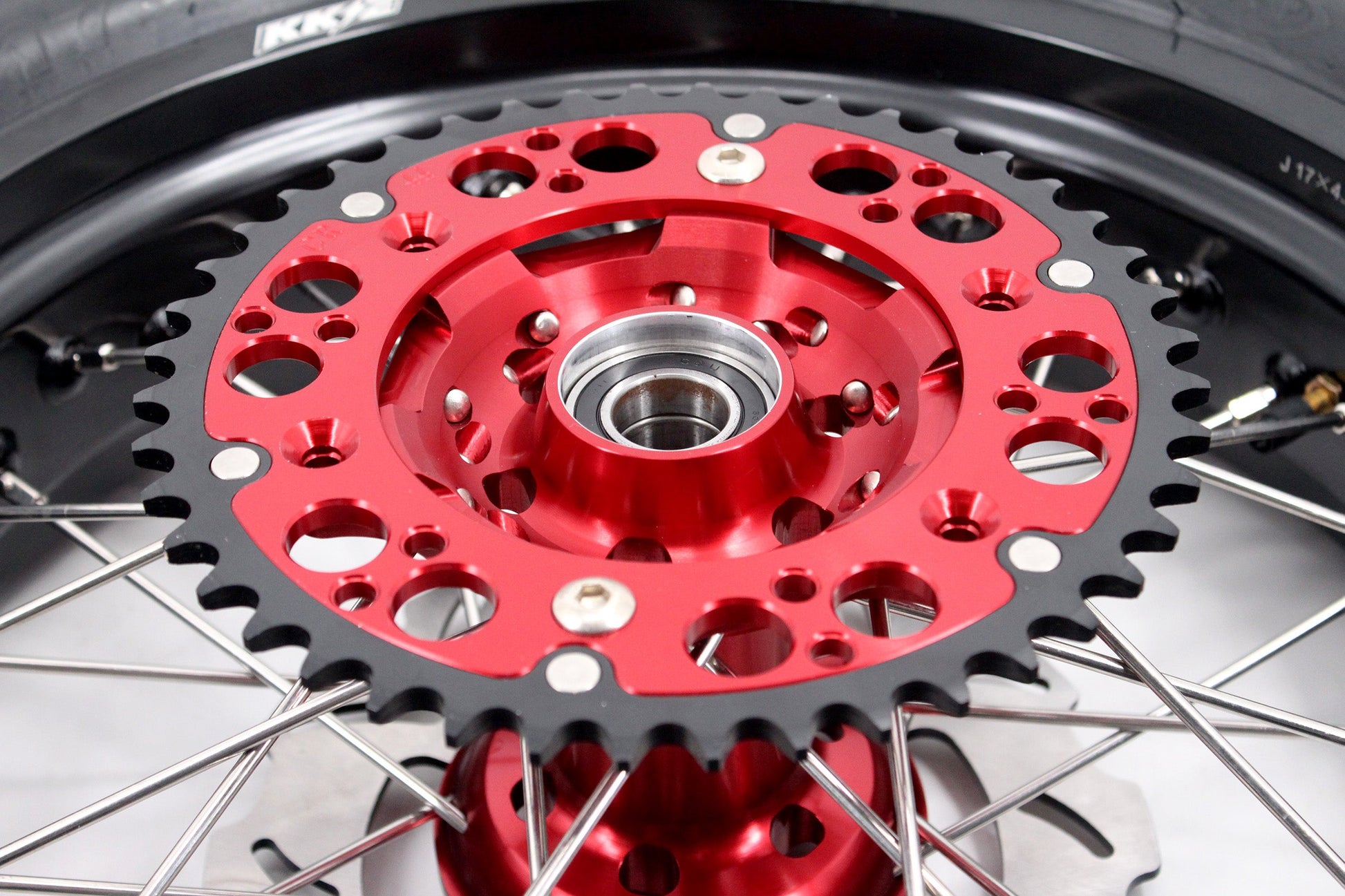 KKE 3.5 & 4.25 Supermoto Tires Rims Fit For HONDA CRF250X CRF450X 2005-2018 - Howling Moto