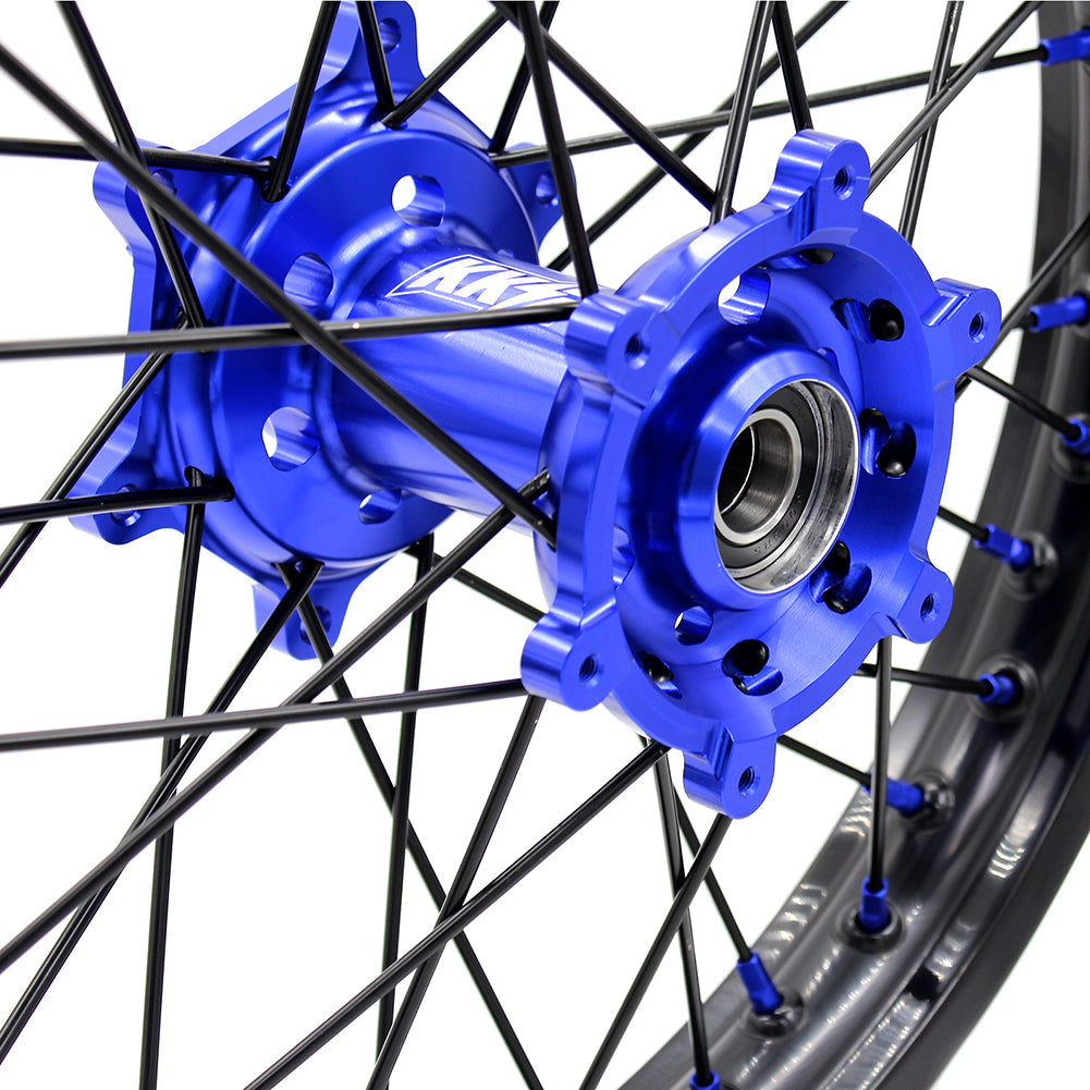 KKE 1.6*21 & 2.15*18 Enduro Spoked Wheels Set For SUZUKI DRZ400SM 2005-2024 - Howling Moto