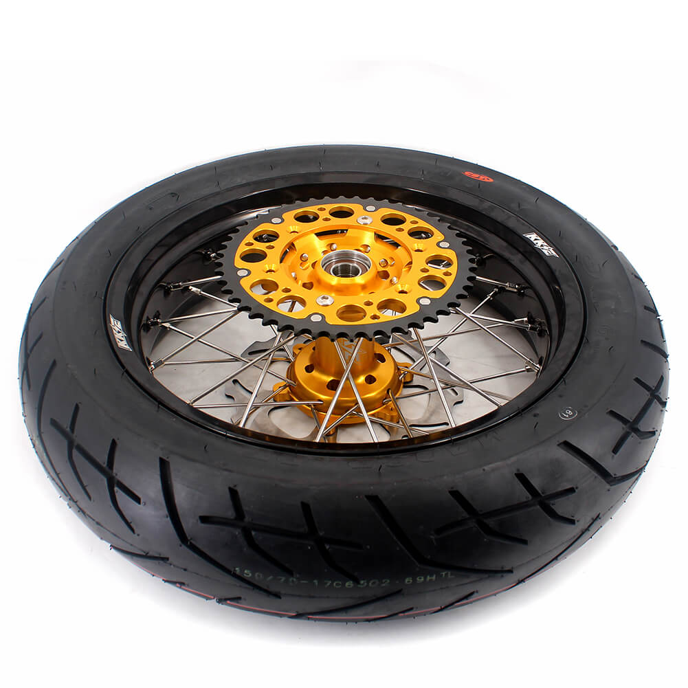 KKE 3.5/4.25*17" Supermoto Wheels For SUZUKI DRZ400SM 2005-2024 CST Tires - Howling Moto