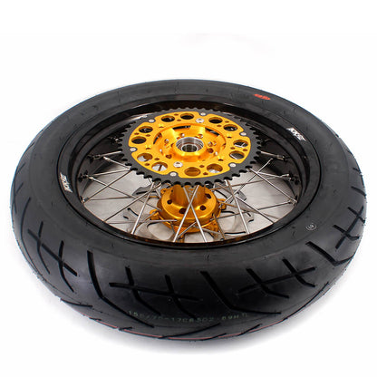 KKE 3.5/4.25*17" Supermoto Wheels For SUZUKI DRZ400SM 2005-2024 CST Tires - Howling Moto