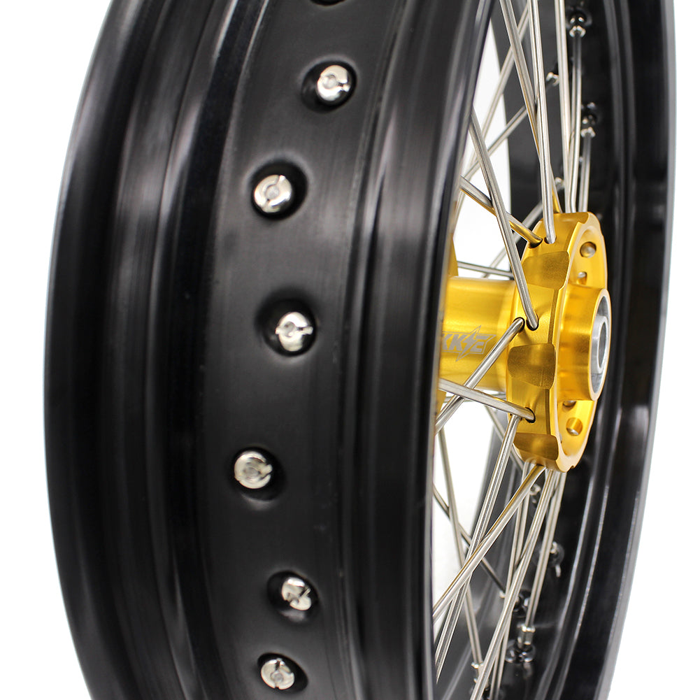 KKE 17Inch Supermoto Dirtbike Wheels For SUZUKI DRZ400SM 2005-2024 - Howling Moto