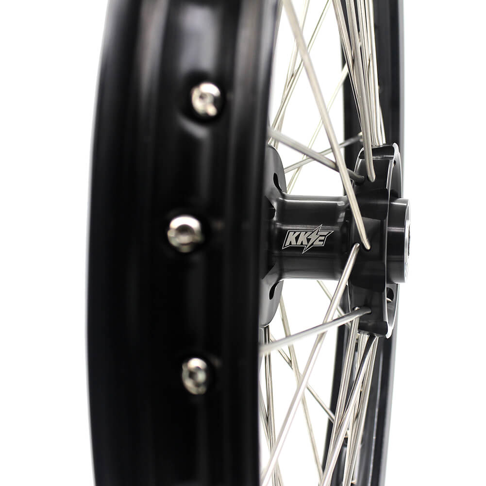KKE 21 & 19 MX Spoked Wheels Fit SUZUKI RM125 1996-2007 RM250 1996-2008 - Howling Moto