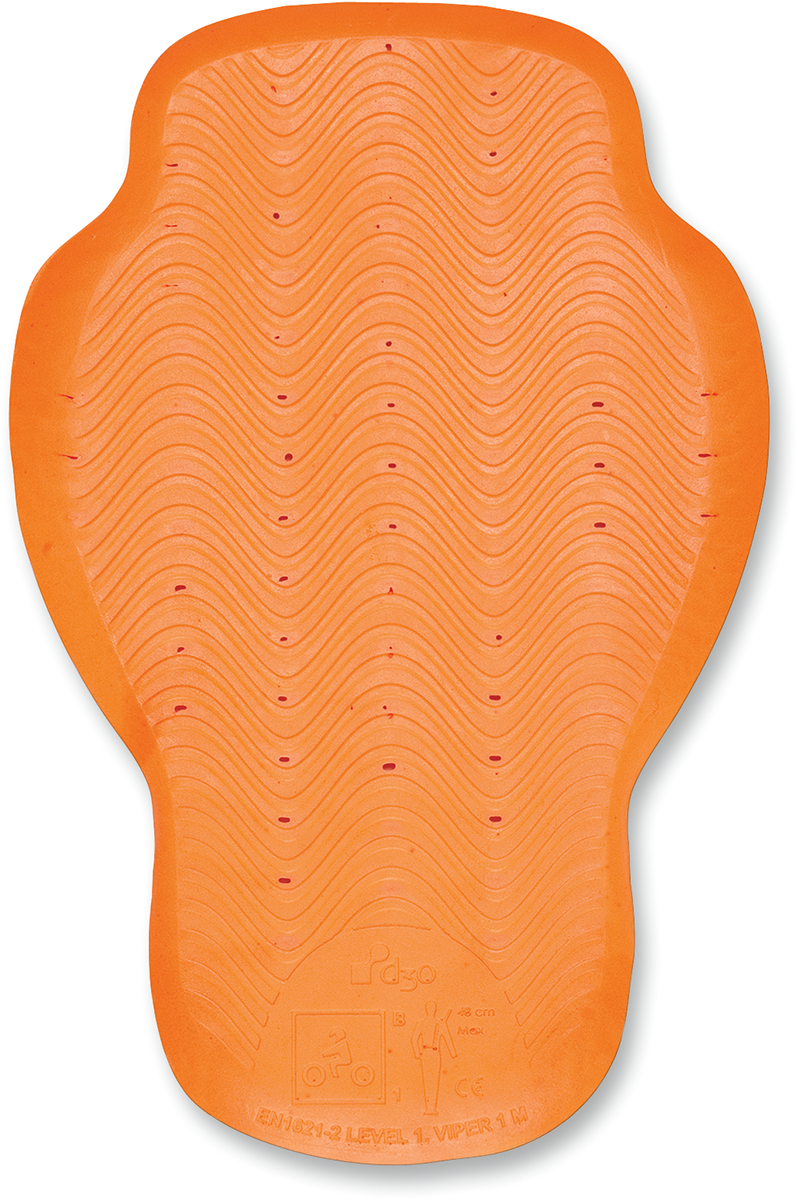 ICON D3O Viper 1 back protector in medium size, featuring impact-absorbing D3O material and ergonomic design.