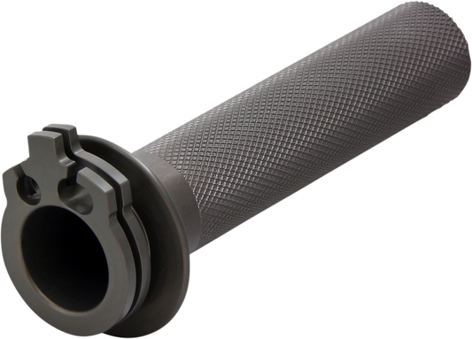 Aluminum PRO CIRCUIT throttle tube for Honda CRF110 motorcycle, durable and precise throttle control part.