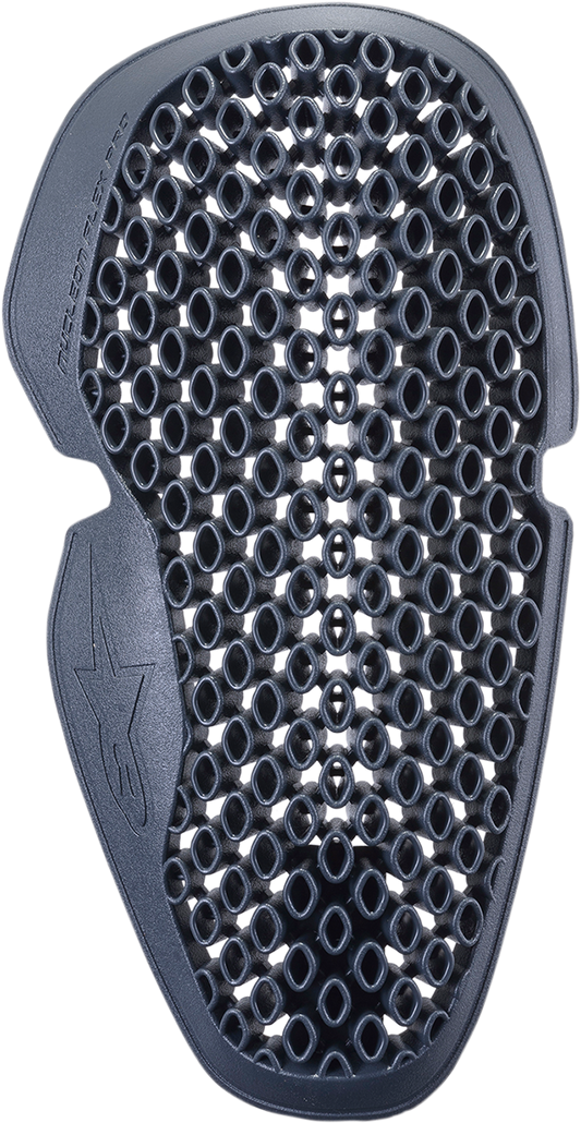 Alpinestars Nucleon Flex Pro large elbow guards with protective padding and adjustable straps, designed for motorcycle riding safety.