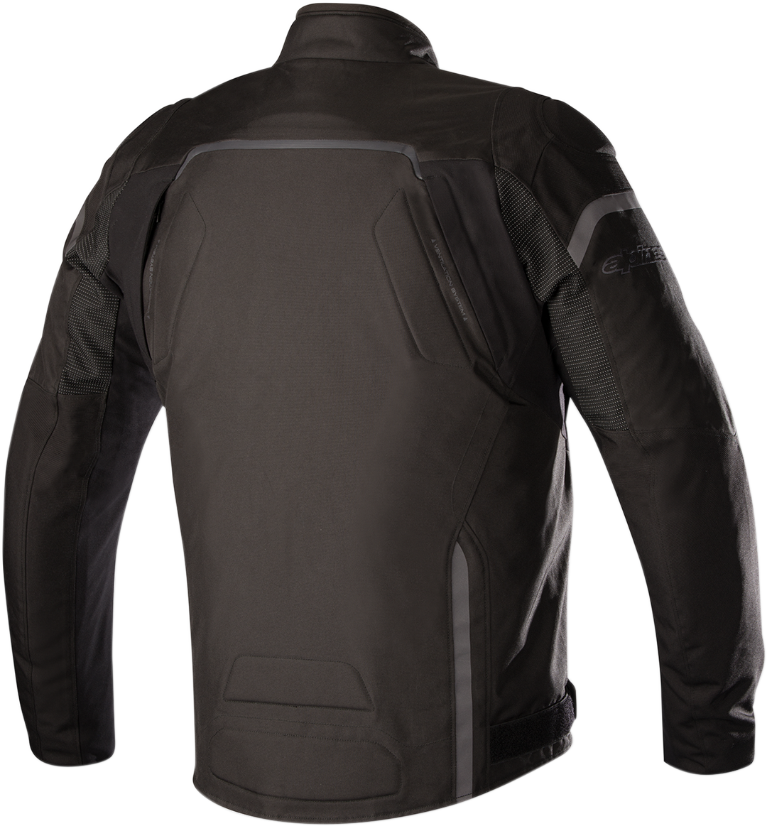 Alpinestars Hyper Drystar® motorcycle jacket in black, small size, featuring protective design and ventilation for riding comfort.