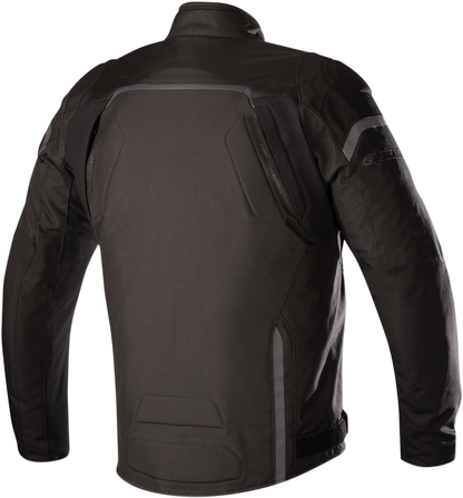 Alpinestars Hyper Drystar® motorcycle jacket in black, small size, featuring protective design and ventilation for riding comfort.