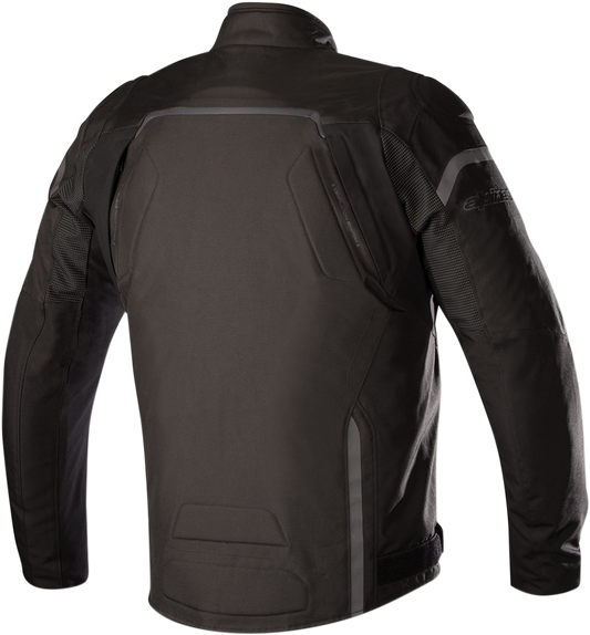 Alpinestars Hyper Drystar® motorcycle jacket in black, small size, featuring protective design and ventilation for riding comfort.