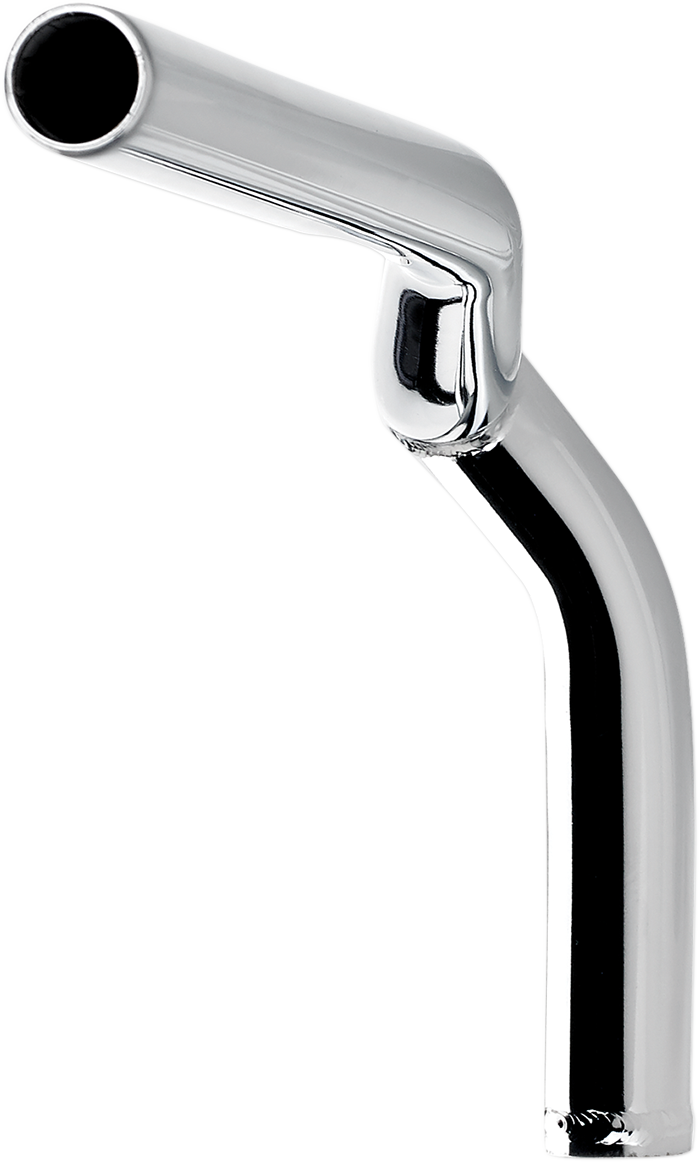 Chrome BILTWELL Tyson XL 8-inch pullback motorcycle handlebars with a sleek design and polished finish.