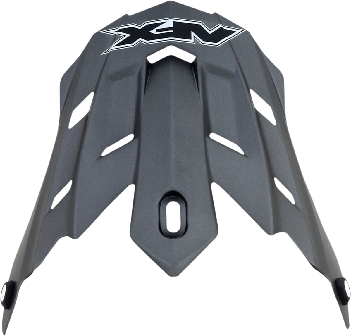 Bill's Exhausts AFX FX-17/FX-17Y Peak Frost Gray helmet with a sleek matte finish and aerodynamic design.