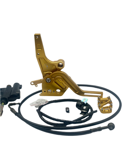 Talaria Mx3 & Mx4 Hydraulic Foot Brake made of Highest Quality 7075 Aluminum and Steel - Howling Moto