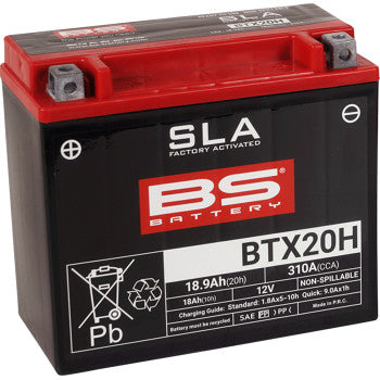 BS Battery 12V AGM Maintenance-Free Motorcycle Battery | SLA Factory Activated