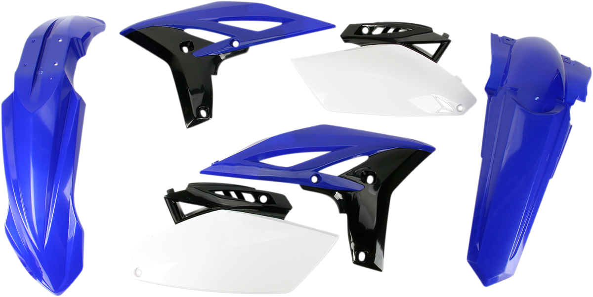 Acerbis standard replacement body kit in black, designed for motorcycle OEM part 2171890145, with visible body panels and mounting points.