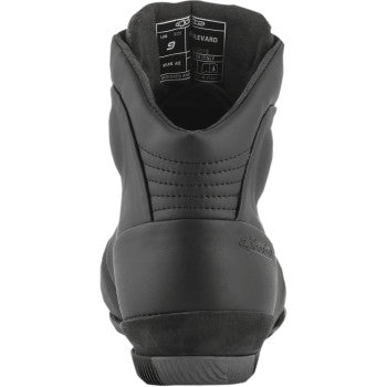 Black Alpinestars Centre Shoes in US 13 with sleek design, featuring durable material and stylish detailing.