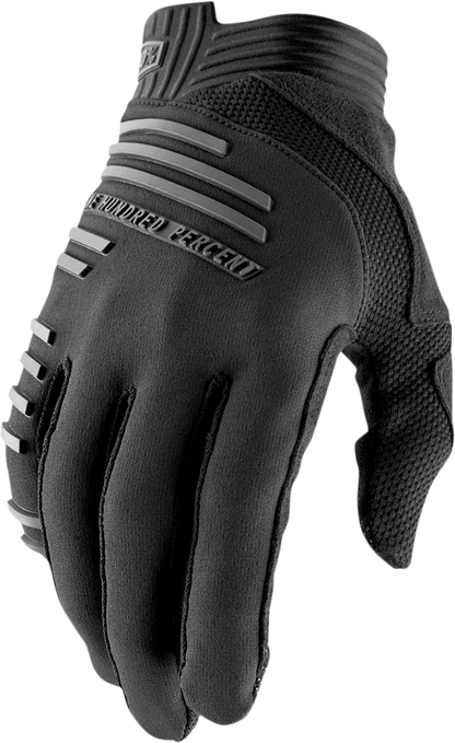 100% R-Core Gloves - Black - Small 10027-00000 - Howling Moto