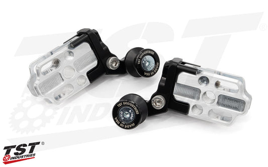 TST Industries Captive Chain Adjusters for Honda Grom 2014-2020 with Spools - Howling Moto