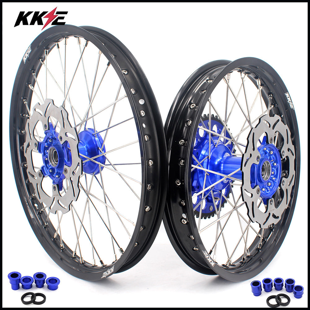 KKE 21 & 18 Cast Enduro Rims for Yamaha YZ250F YZ450F 2016-2021 Rotors - Howling Moto