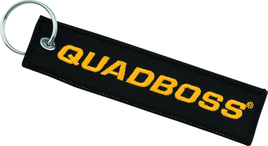 QuadBoss, QuadBoss Ripcord Keychain with Embroidered Logo - Durable Powersports Accessory