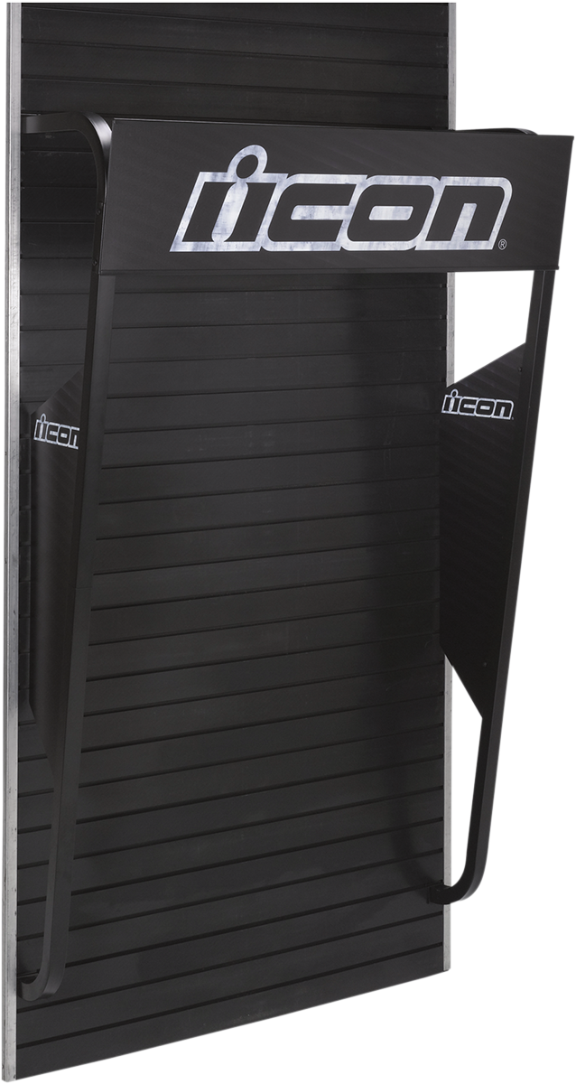 ICON Sintra header graphic for slatwall display, model 9903-0432, showcasing a sleek, professional signage solution for retail displays.