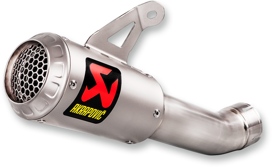AKRAPOVIC titanium motorcycle muffler S-H10SO18-CBT, lightweight exhaust with sleek design for enhanced motorcycle performance