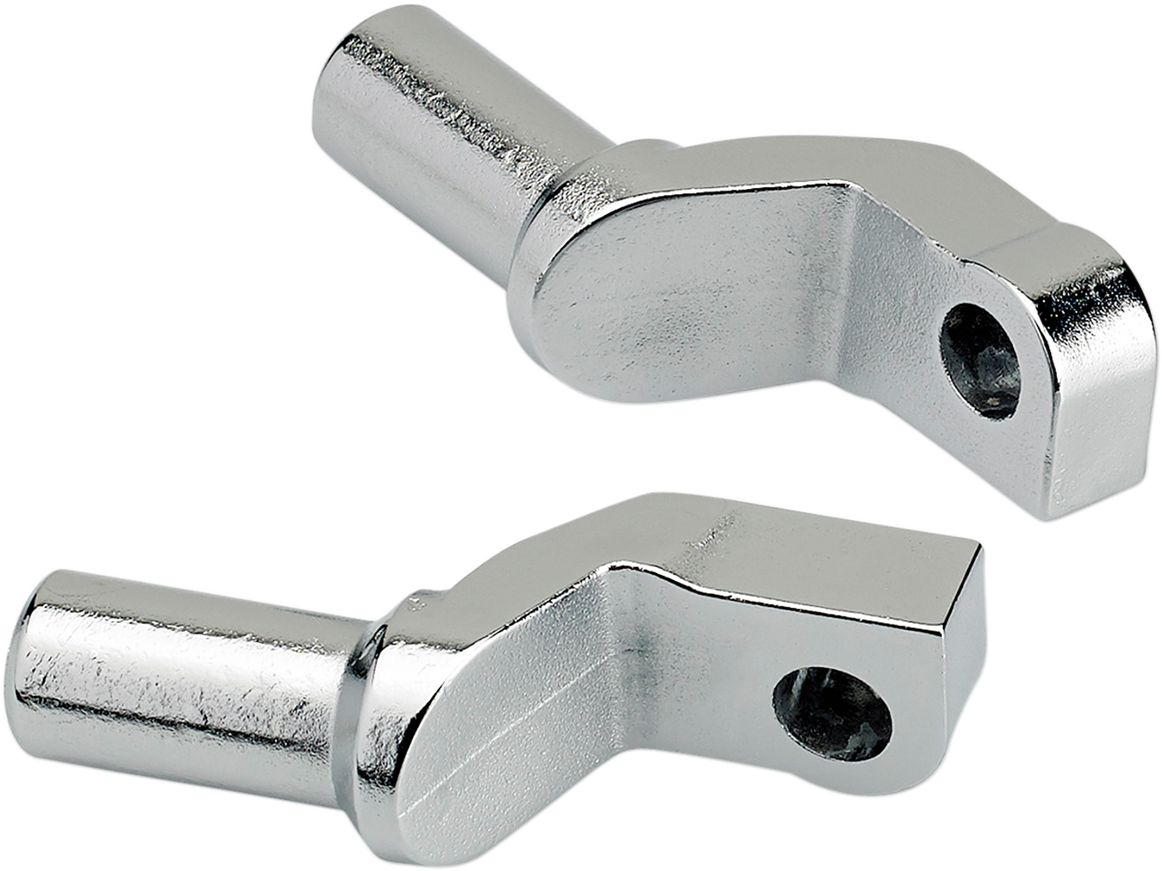Chrome BILTWELL footpeg step mount for motorcycle, body part, designed for secure foot placement and style.