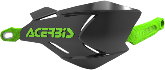 ACERBIS Handguards - X-Factory - Black/Green 2634661043 - Howling Moto