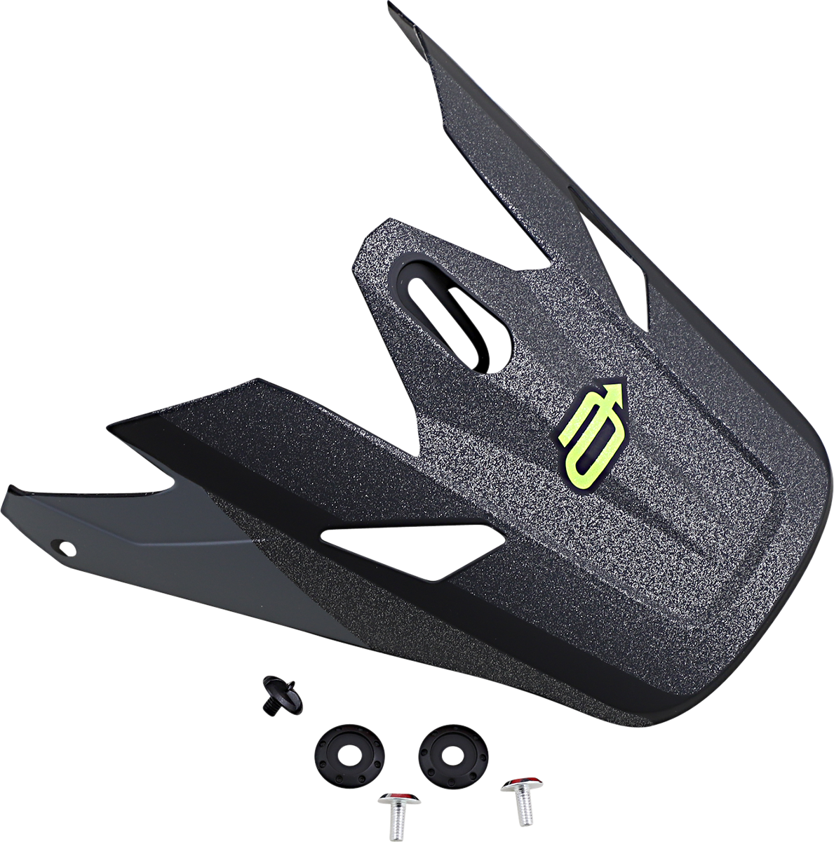 ARCTIVA Rise Visor Kit - Cambio Gray/Hi-Viz for ARCTIVA Rise Helmets Part 0132-1457